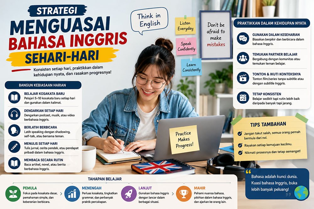 Strategi Menguasai Bahasa Inggris Sehari-hari